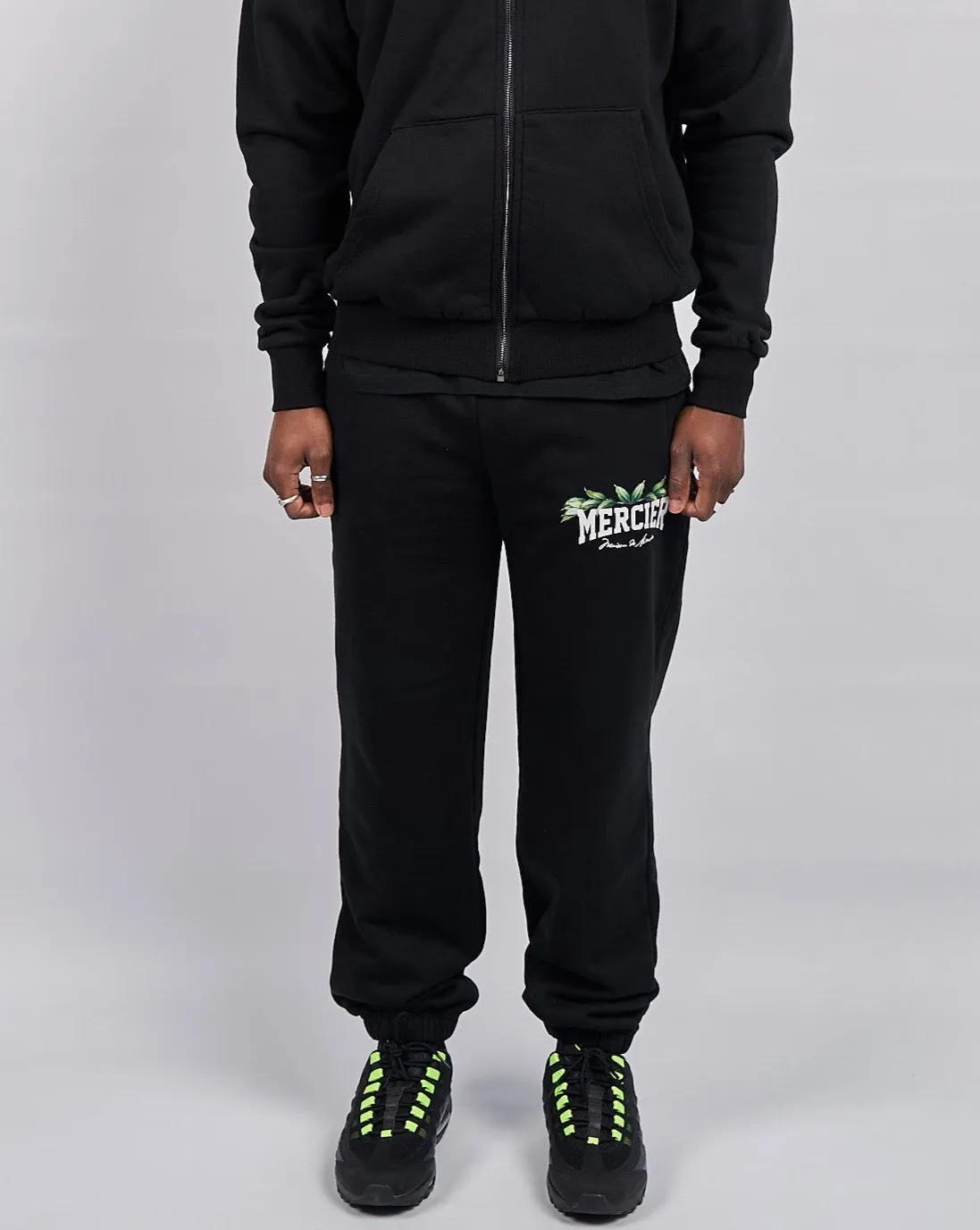 Black Botanic Court Joggers