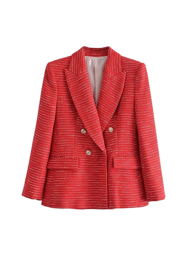 Blazer Feminino Alfaiataria Leicen