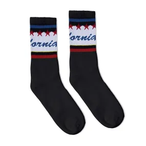 Cali Words Socks | Black