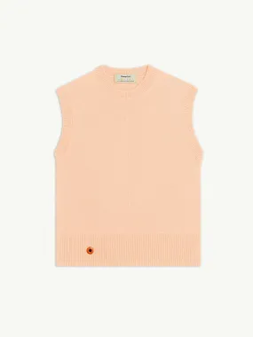 Crewneck Vest - Melon Orange