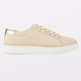 Daisy Sneaker in Sand Canvas