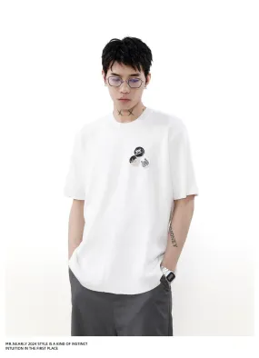 Detachable Badge T-Shirt