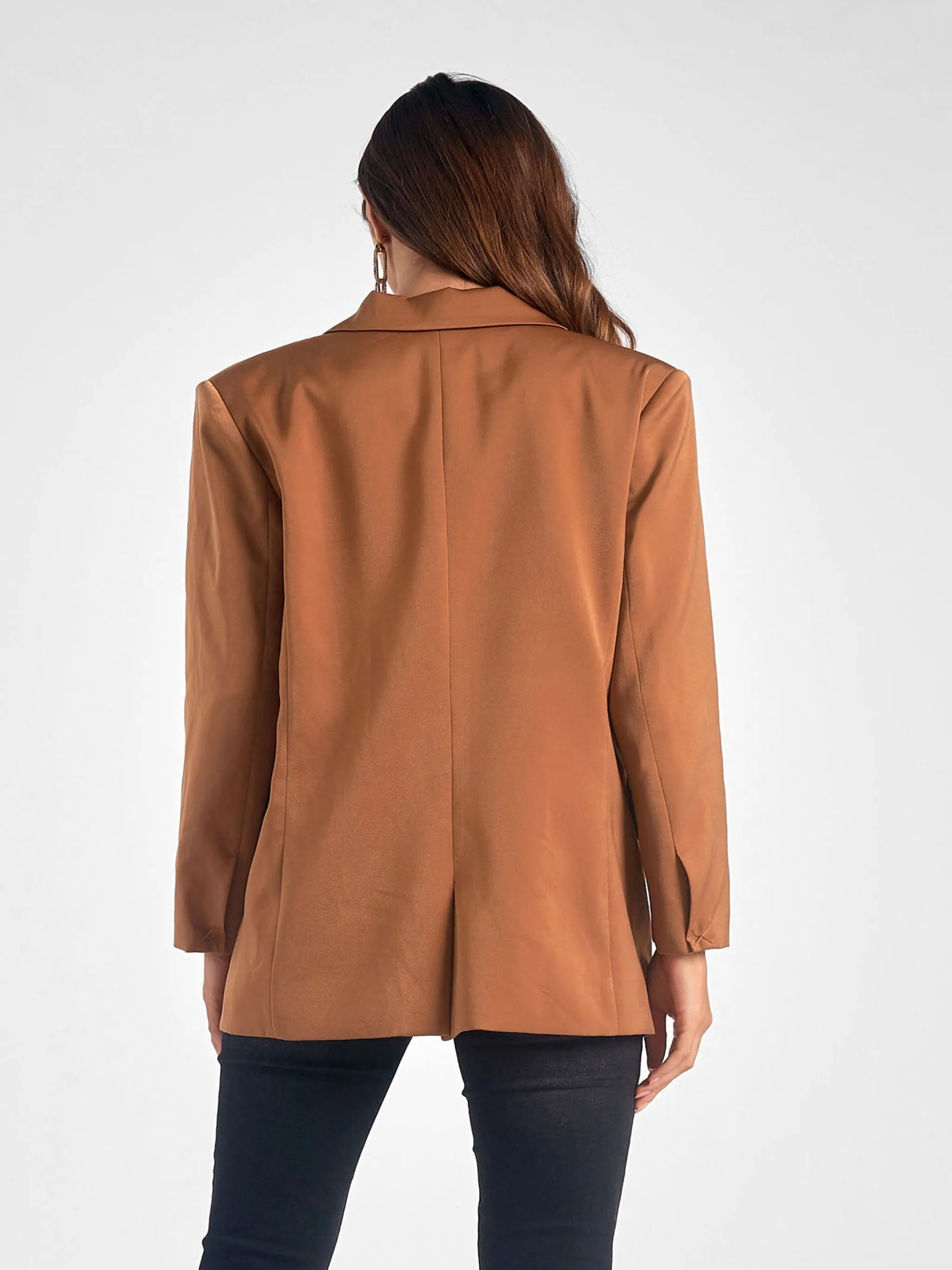 Elan Oversized Blazer - Brown