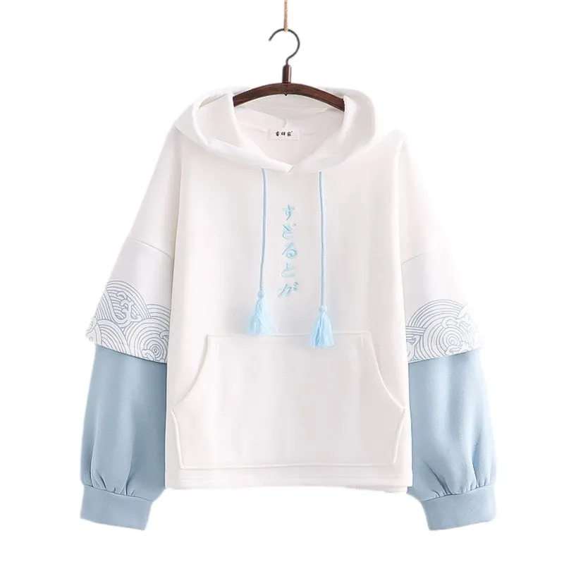 Frozen Tale Kawaii Aesthetic Hoodie