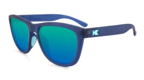 Knockaround Sunglasses | Premiums Sport | Rubberized Navy / Mint