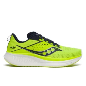 Saucony Ride 17 Men's Running Shoes Citron/Navy AW24