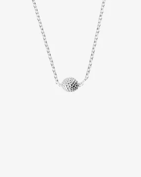 Stardust drop necklace silver