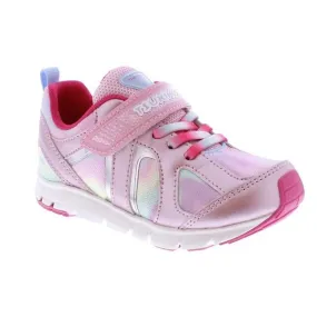 Tsukihoshi Rainbow Rose Pink Girls' Running Shoes – Machine Washable